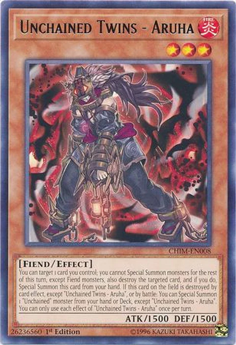  Unchained Twins - Aruha - CHIM-EN008 - Rare