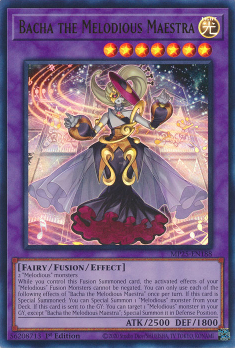 Bacha the Melodious Maestra - MP25-EN188 - Ultra Rare  1