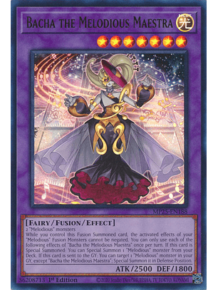 Bacha the Melodious Maestra - MP25-EN188 - Ultra Rare 