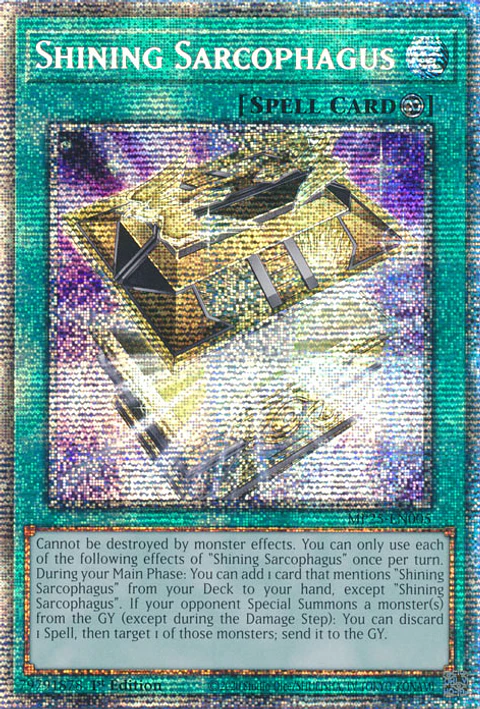 Shining Sarcophagus - MP25-EN005 - Starlight Rare