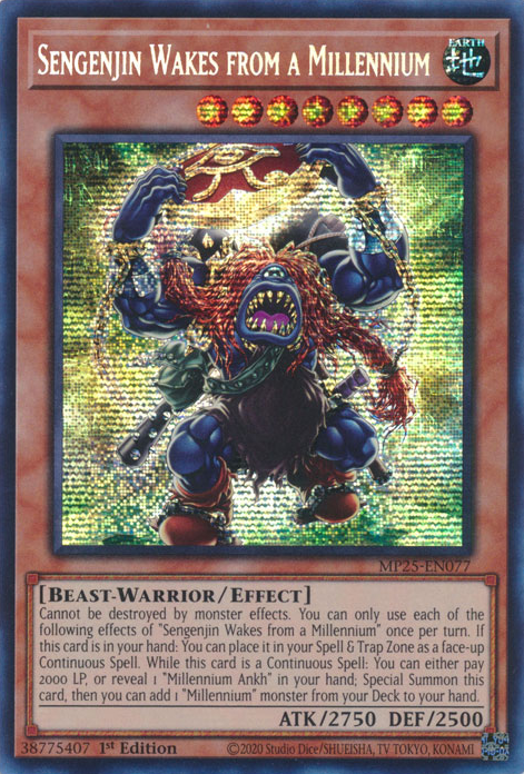 Sengenjin Wakes from a Millennium - MP25-EN077 - Prismatic Secret Rare 1