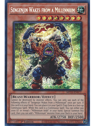 Sengenjin Wakes from a Millennium - MP25-EN077 - Prismatic Secret Rare