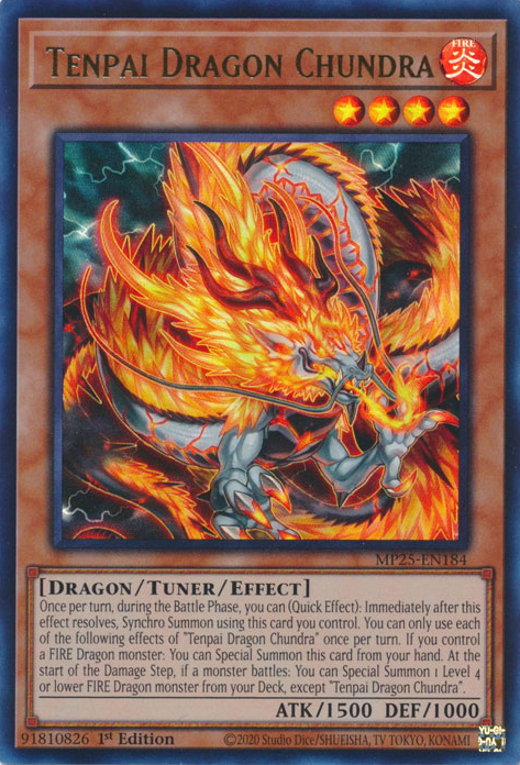 Tenpai Dragon Chundra - MP25-EN184 - Ultra Rare  1