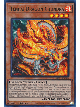 Tenpai Dragon Chundra - MP25-EN184 - Ultra Rare 