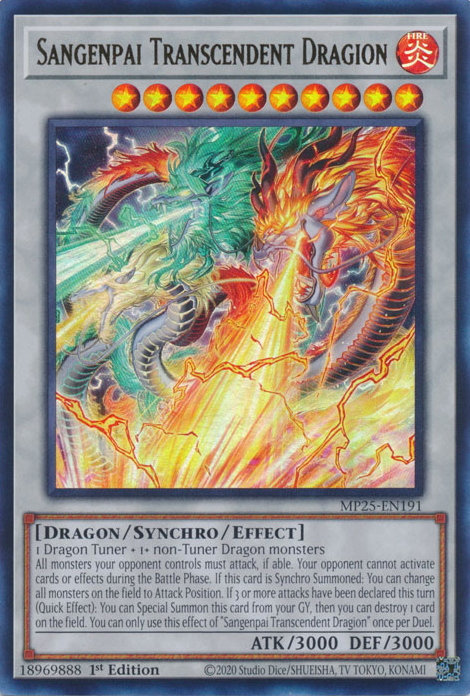 Sangenpai Transcendent Dragion - MP25-EN191 - Ultra Rare  1