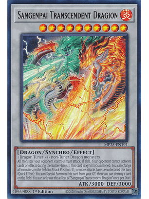 Sangenpai Transcendent Dragion - MP25-EN191 - Ultra Rare 