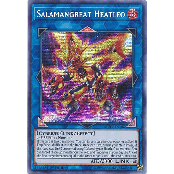 Salamangreat Heatleo - MP19-EN186 - Prismatic Secret Rare