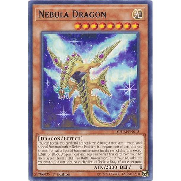  Nebula Dragon - CHIM-EN015 - Rare 
