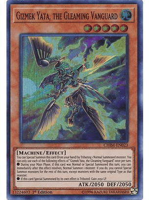  Gizmek Yata, the Gleaming Vanguard - CHIM-EN023 - Super Rare