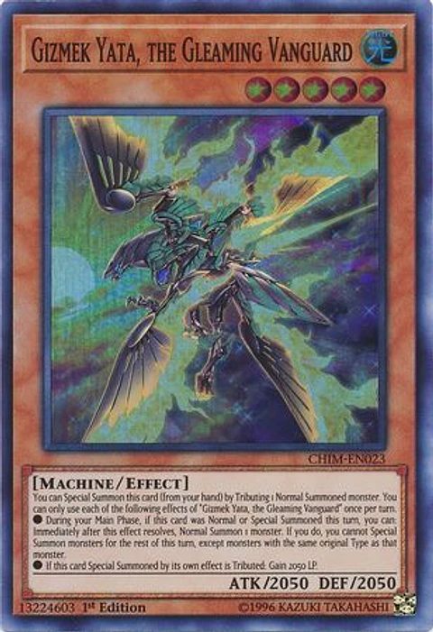  Gizmek Yata, the Gleaming Vanguard - CHIM-EN023 - Super Rare