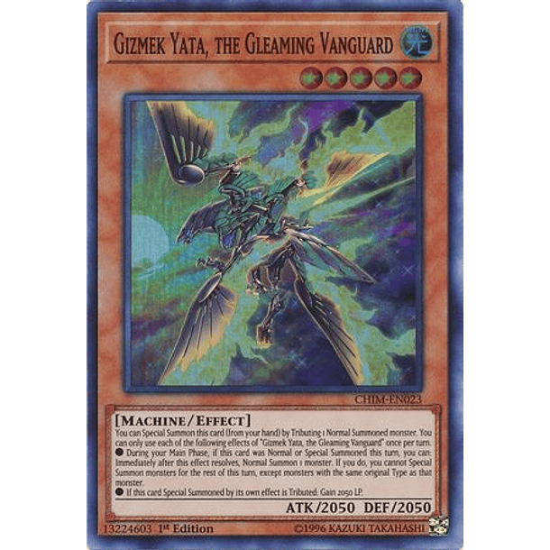  Gizmek Yata, the Gleaming Vanguard - CHIM-EN023 - Super Rare