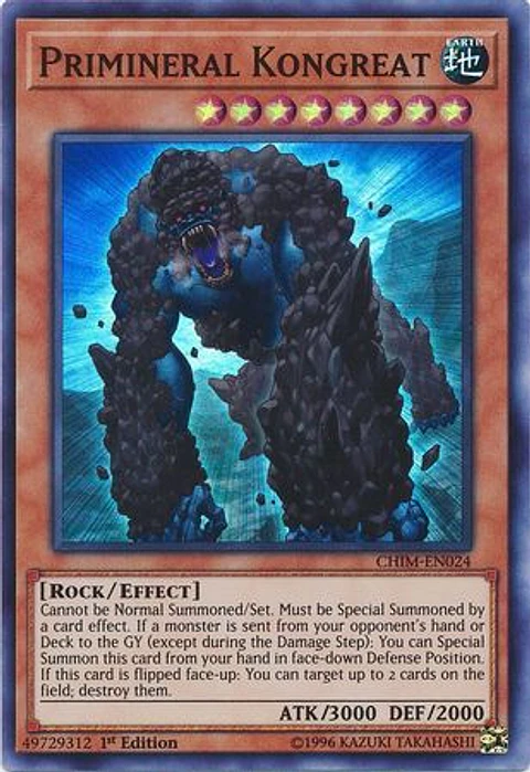 Primineral Kongreat - CHIM-EN024 - Super Rare