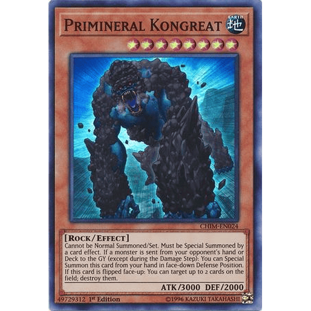 Primineral Kongreat - CHIM-EN024 - Super Rare