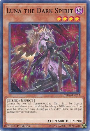 Luna the Dark Spirit - CHIM-EN027 - Common 1