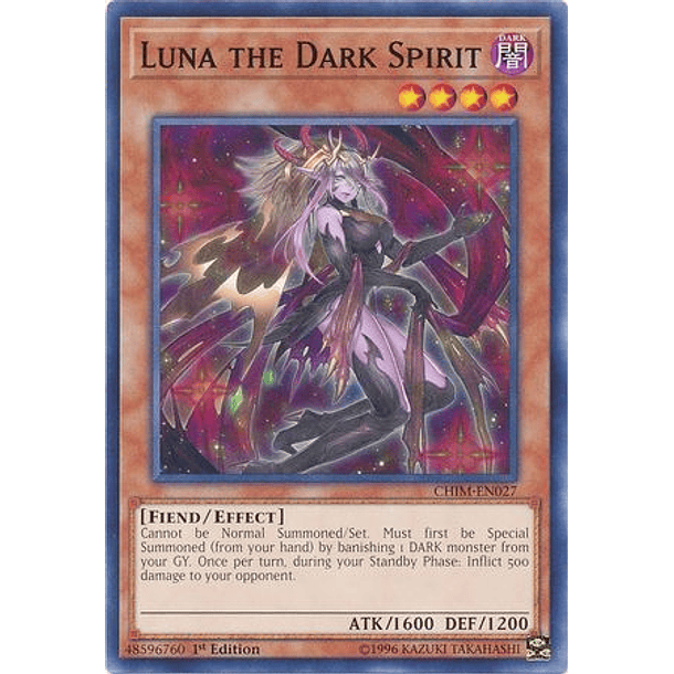 Luna the Dark Spirit - CHIM-EN027 - Common