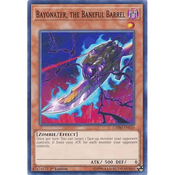 Bayonater, the Baneful Barrel - CHIM-EN030 - Common