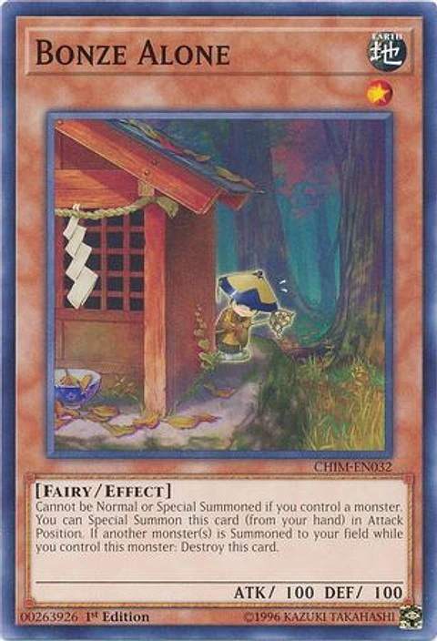Bonze Alone - CHIM-EN032 - Common