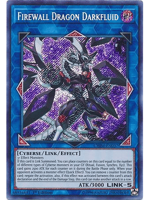 Firewall Dragon Darkfluid - CHIM-EN037 - Secret Rare 