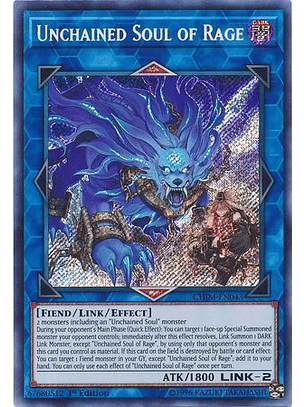 Unchained Soul of Rage - CHIM-EN043 - Secret Rare
