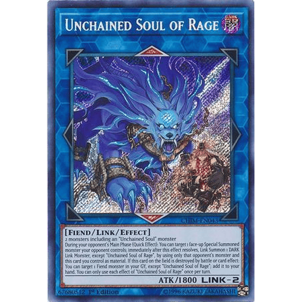Unchained Soul of Rage - CHIM-EN043 - Secret Rare