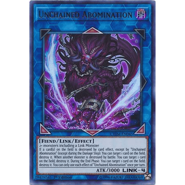 Unchained Abomination - CHIM-EN045 - Ultra Rare
