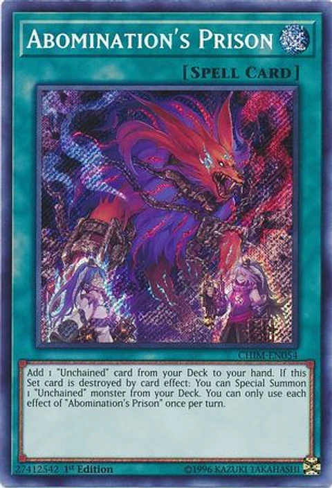 Abomination's Prison - CHIM-EN054 - Secret Rare