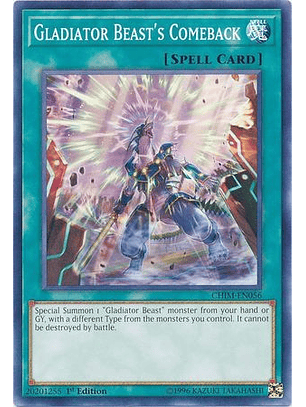 Gladiator Beast's Comeback - CHIM-EN056 - Common