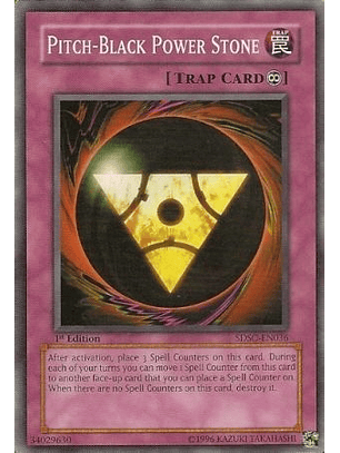 Pitch Black Power Stone - SDSC-EN036 - Common 