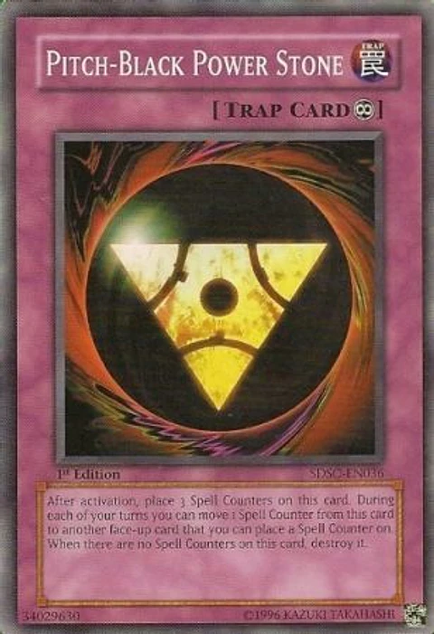 Pitch Black Power Stone - SDSC-EN036 - Common 