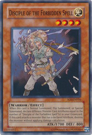 Disciple of the Forbidden Spell - SOI-EN016 - Common 1
