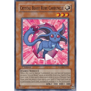 Crystal Beast Ruby Carbuncle - FOTB-EN001 - Common