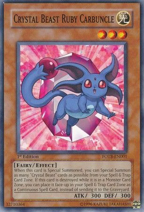 Crystal Beast Ruby Carbuncle - FOTB-EN001 - Common