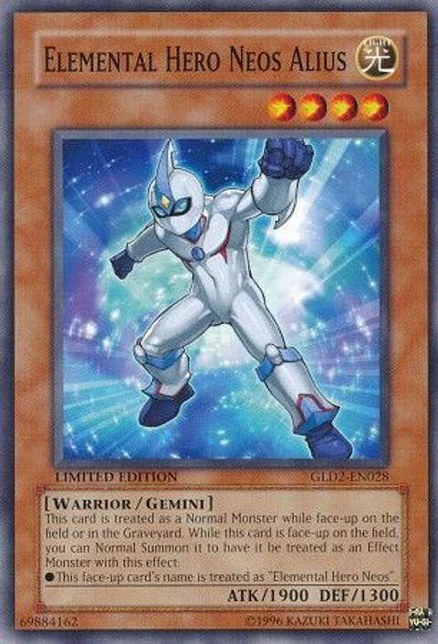 Elemental Hero Neos Alius - GLD2-EN028 - Common