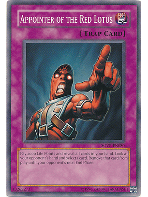 Appointer of the Red Lotus - SOVR-EN080 - Common