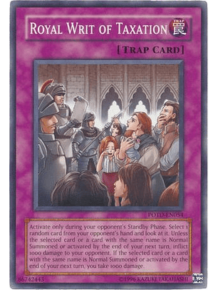 Royal Writ of Taxation - POTD-EN054 - Common