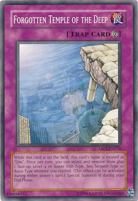Forgotten Temple of the Deep - ABPF-EN076 - Common