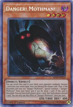 Danger! Mothman! - MP19-EN219 - Prismatic Secret Rare 1