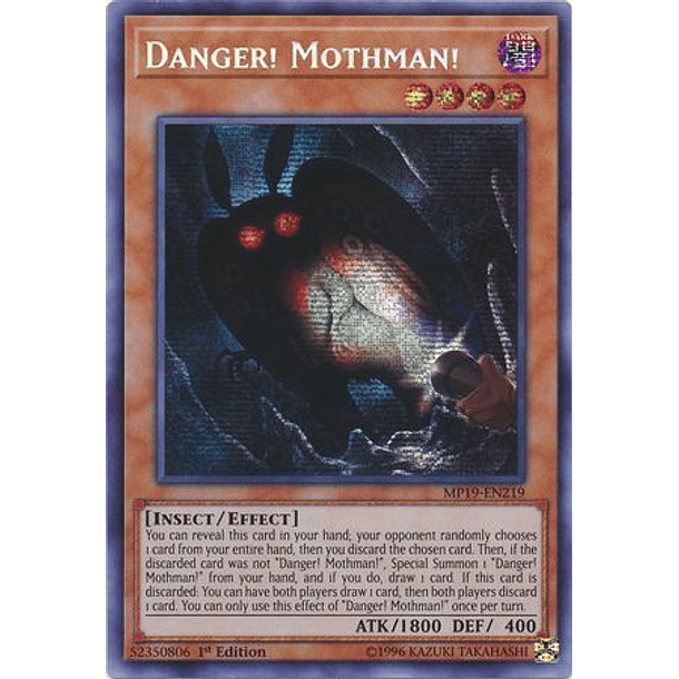 Danger! Mothman! - MP19-EN219 - Prismatic Secret Rare