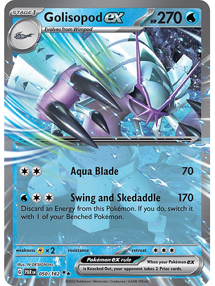 Golisopod ex - 050/182 - Rare - PAR 