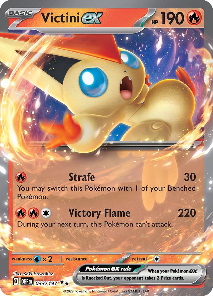 Victini ex - 033/197 - RARE -  OBF  1