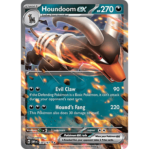 Houndoom ex - 134/197 - Rare - OBF