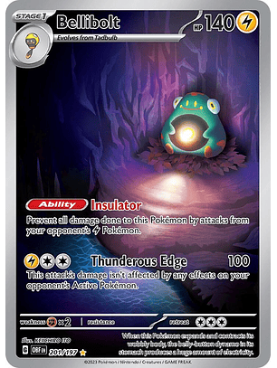 Bellibolt - 201/197 - Rare - OBF