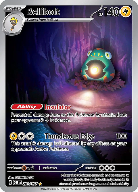 Bellibolt - 201/197 - Rare - OBF