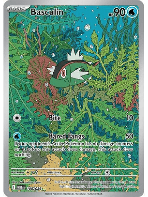 Basculin - 108/086 - ilustration Rare - WHT