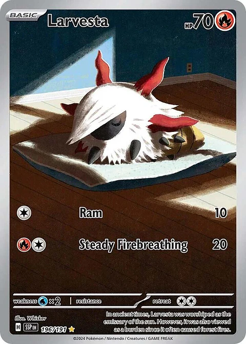 Larvesta - 196/191 - Ilustration Rare - SSP