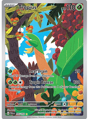 Tropius - 195/193 - Ilustration Rare - PAL