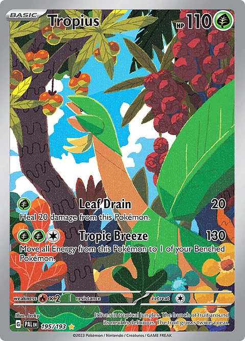 Tropius - 195/193 - Ilustration Rare - PAL