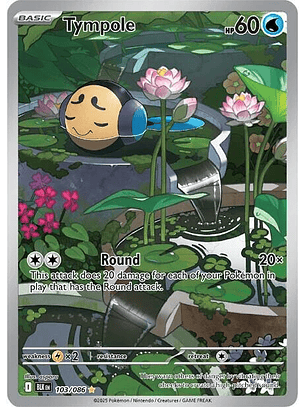 Tympole - 103/086 - Ilustration Rare - BLK