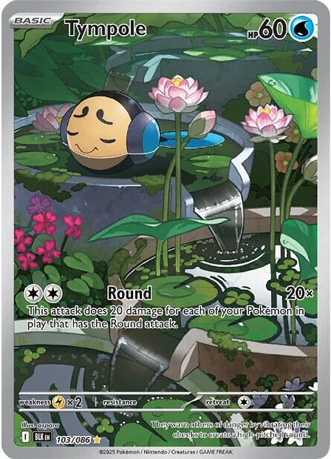 Tympole - 103/086 - Ilustration Rare - BLK