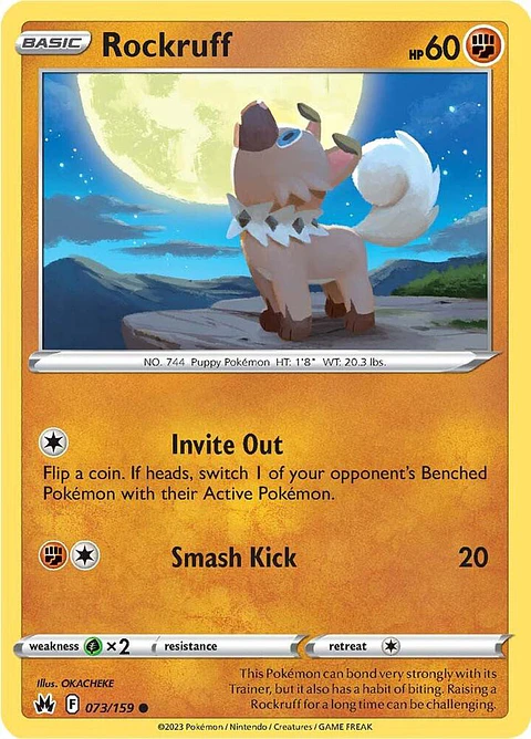 Rockruff - 073/159 - Common - CRZ